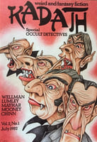 Portada de la revista Kadath: Weird and Fantasy Fiction Vol.02 No.01 (1982).